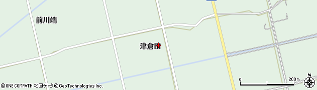 岩手県奥州市胆沢若柳（津倉田）周辺の地図
