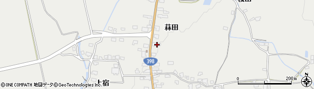 秋田県湯沢市三梨町菻田71周辺の地図
