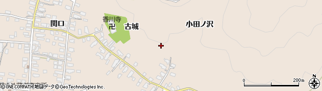 秋田県湯沢市関口（中ノ口）周辺の地図