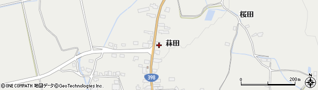 秋田県湯沢市三梨町菻田75周辺の地図