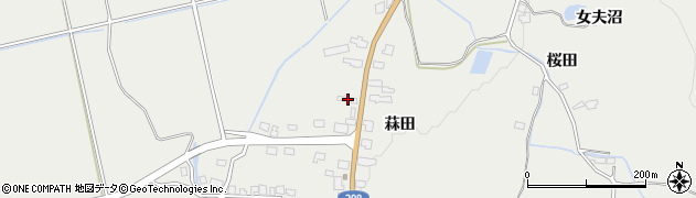 秋田県湯沢市三梨町菻田127周辺の地図
