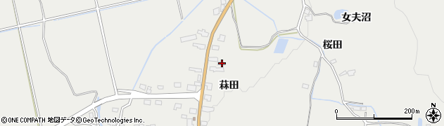 秋田県湯沢市三梨町菻田81周辺の地図