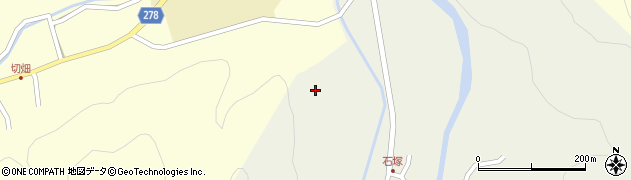 秋田県湯沢市石塚（仏師ケ沢）周辺の地図