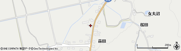 秋田県湯沢市三梨町菻田125周辺の地図