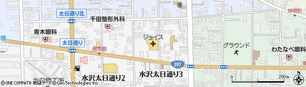ジョイス水沢原中店周辺の地図