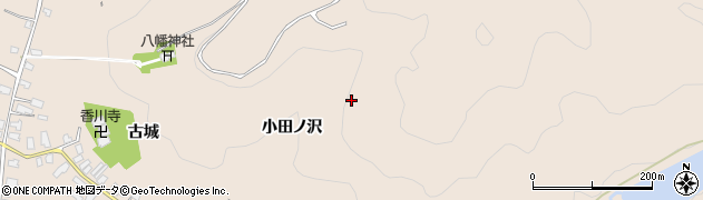 秋田県湯沢市関口小田ノ沢周辺の地図