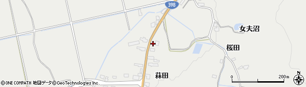 秋田県湯沢市三梨町菻田89周辺の地図