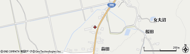 秋田県湯沢市三梨町菻田103周辺の地図