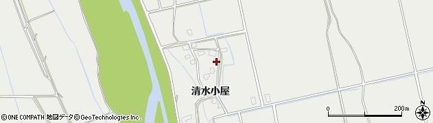 秋田県湯沢市三梨町清水小屋14周辺の地図