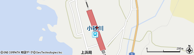 秋田県にかほ市周辺の地図