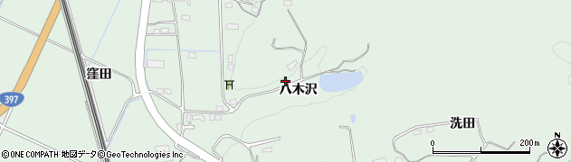 岩手県奥州市水沢羽田町八木沢30周辺の地図
