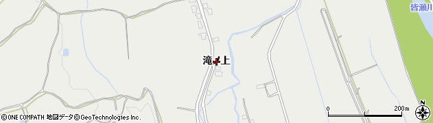 秋田県湯沢市三梨町（滝ノ上）周辺の地図