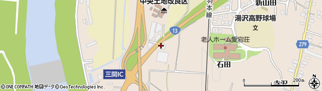 秋田県湯沢市関口（道地）周辺の地図