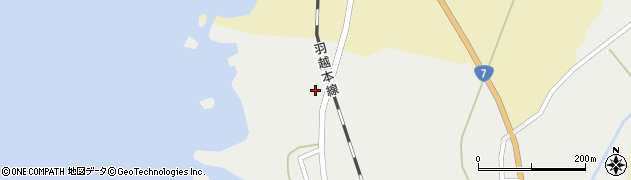秋田県にかほ市象潟町小砂川大田周辺の地図