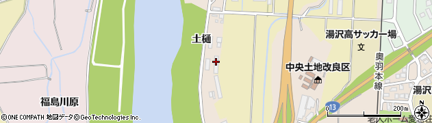 秋田県湯沢市関口（土樋）周辺の地図