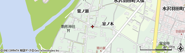 岩手県奥州市水沢羽田町粟ノ瀬周辺の地図
