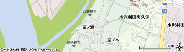 岩手県奥州市水沢羽田町粟ノ瀬31周辺の地図