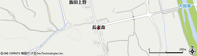秋田県湯沢市三梨町（長者森）周辺の地図