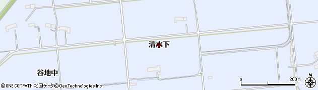 岩手県奥州市胆沢南都田（清水下）周辺の地図