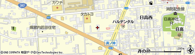 水沢信用金庫本店周辺の地図