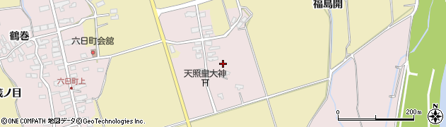 秋田県湯沢市山田（福島開）周辺の地図