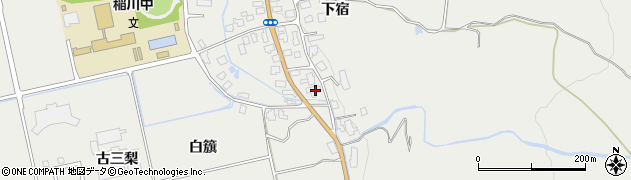 秋田県湯沢市三梨町下宿347周辺の地図