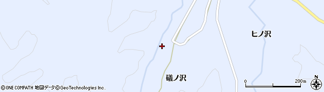 秋田県由利本荘市鳥海町中直根礒ノ沢67周辺の地図