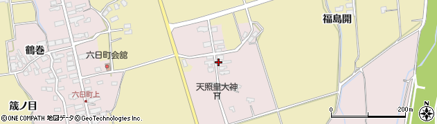 秋田県湯沢市山田（福島）周辺の地図