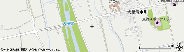 秋田県湯沢市三梨町（川原）周辺の地図