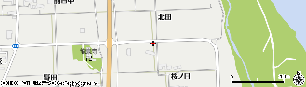 岩手県奥州市水沢佐倉河北田周辺の地図