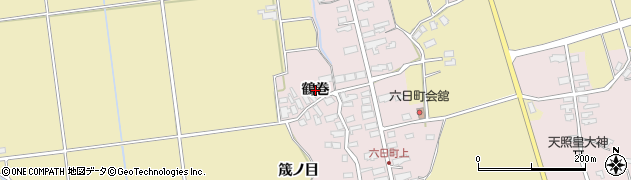 秋田県湯沢市山田（鶴巻）周辺の地図