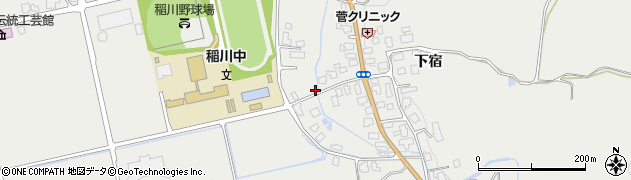秋田県湯沢市三梨町下宿102周辺の地図