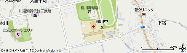 秋田県湯沢市三梨町（間明田）周辺の地図