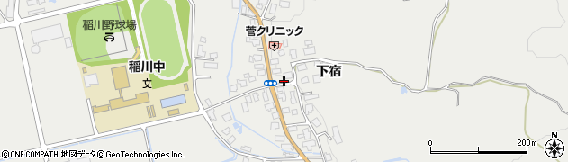 秋田県湯沢市三梨町下宿60周辺の地図