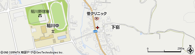 有限会社至誠堂薬局稲川支店周辺の地図