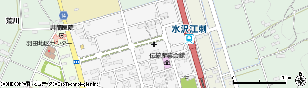 日産レンタカー水沢江刺駅前店周辺の地図