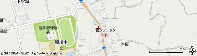 秋田県湯沢市三梨町下宿18周辺の地図