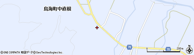 秋田県由利本荘市鳥海町中直根山ノ下45周辺の地図