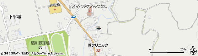 秋田県湯沢市三梨町下宿34周辺の地図