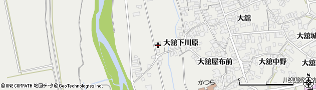 秋田県湯沢市川連町大舘川原周辺の地図
