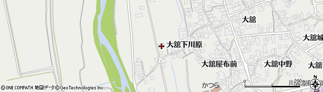秋田県湯沢市川連町大舘川原97周辺の地図