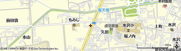 久田周辺の地図