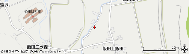 秋田県湯沢市三梨町（飯田上野沢）周辺の地図