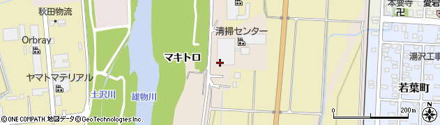 秋田県湯沢市関口（川前）周辺の地図