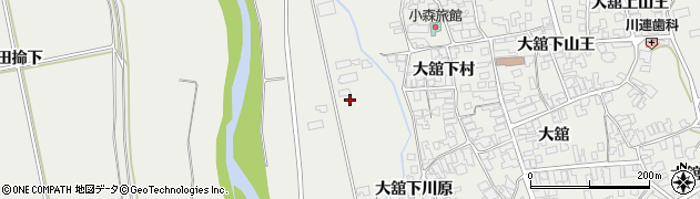秋田県湯沢市川連町大舘川原114周辺の地図