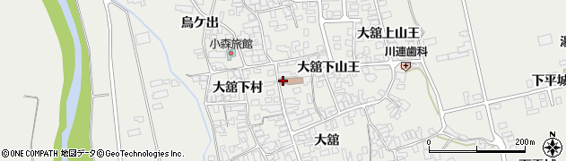 稲川大舘簡易郵便局周辺の地図