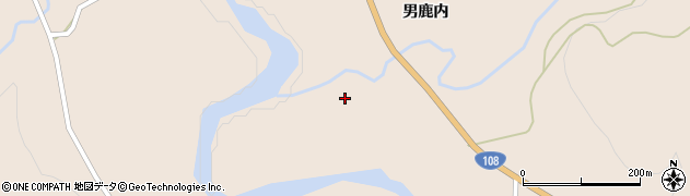 秋田県由利本荘市鳥海町小川（鍋清水）周辺の地図