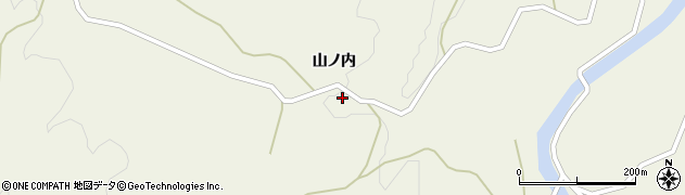 秋田県雄勝郡羽後町飯沢山ノ内27周辺の地図