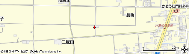 岩手県奥州市水沢地蔵田103-2周辺の地図