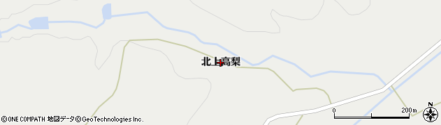 岩手県金ケ崎町（胆沢郡）永栄（北上高梨）周辺の地図